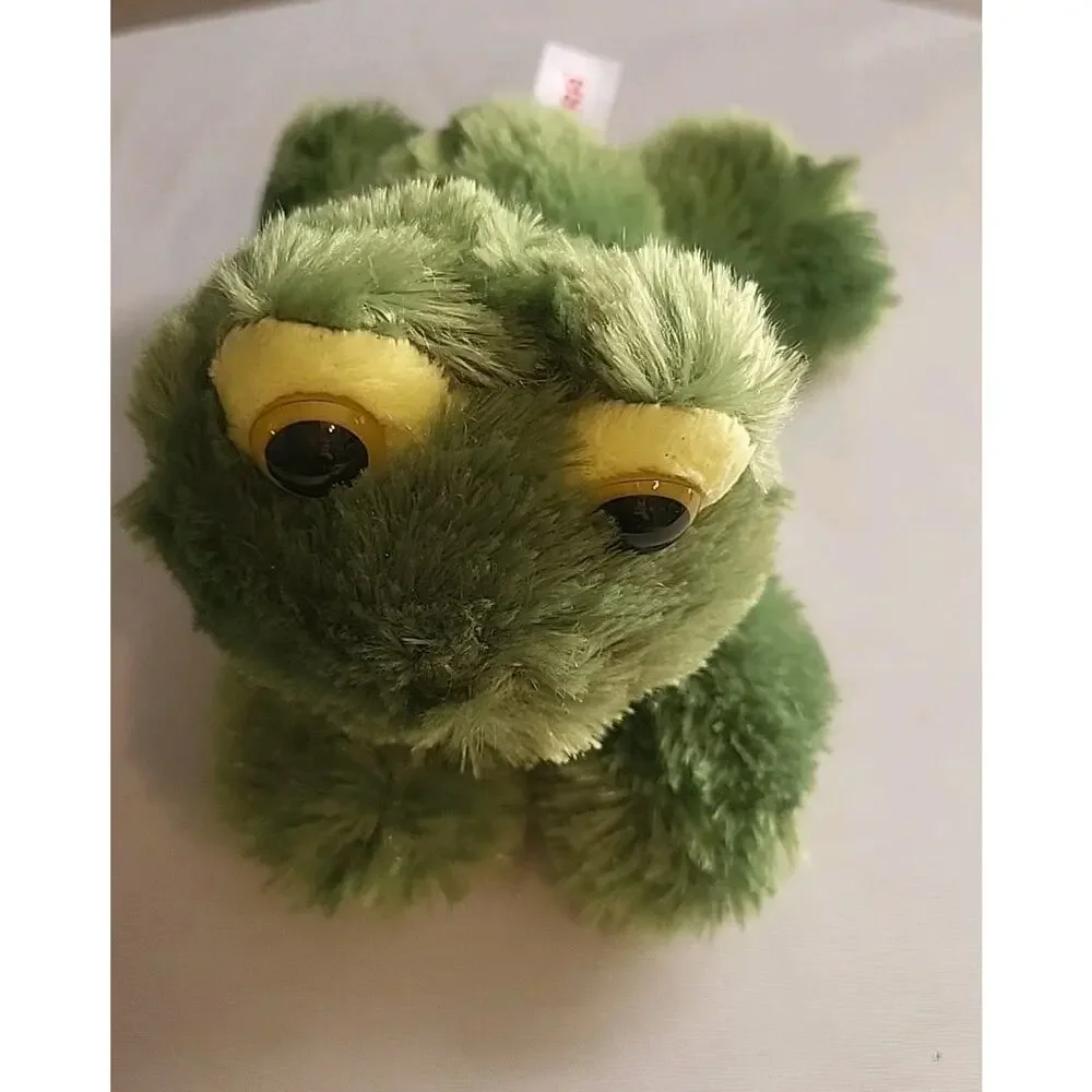 Aurora Frolick Frog Stuffed Animal Plush Toy, 9 inch